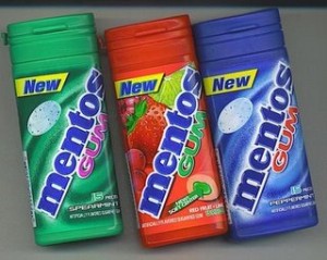 Free Mentos Gum