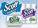 Free Scott Toilet Paper + Flushable Wipes