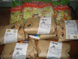 Meijer Dole Salad and Naturewell Hamburger Money Maker