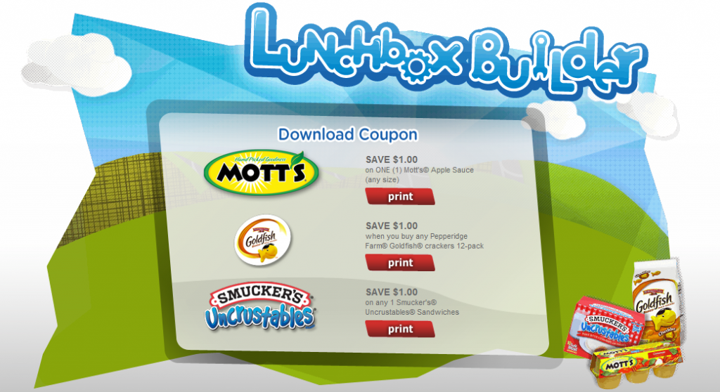 Lunchbox Builder Printable Coupons