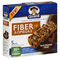 FREE Quaker Fiber & Omega-3 Granola Bars FREE Quaker Fiber & Omega-3 Granola Bars