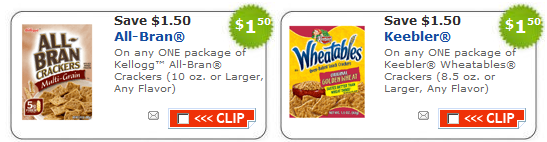 Keebler Crackers Coupons