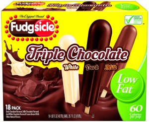 Popsicle Fudgsicle Low-Fat Triple Chocolate Dessert